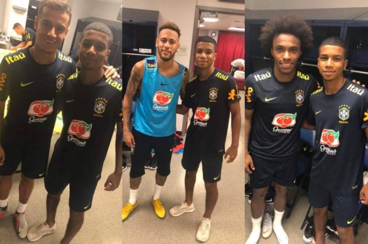 En fotos: El hondureño que se codeó con los cracks de la Selección de Brasil