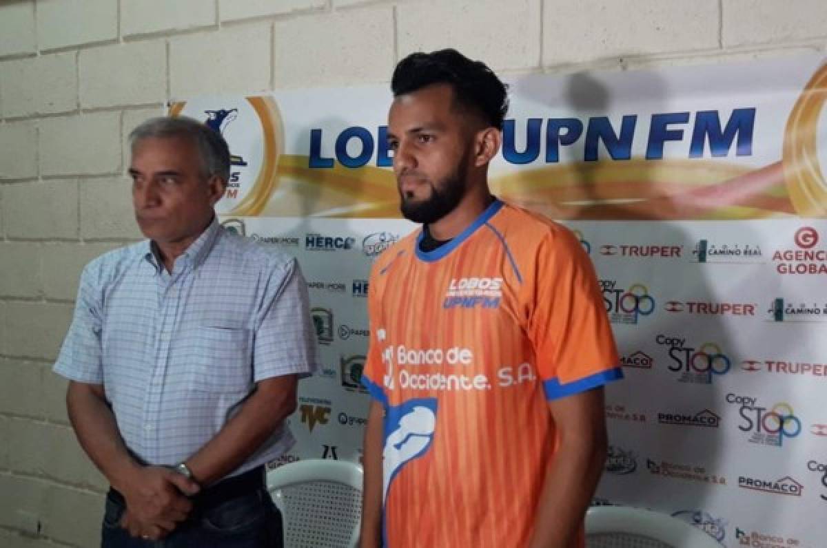 La UPNFM presenta a Jorge Álvarez, futbolista cedido por Olimpia