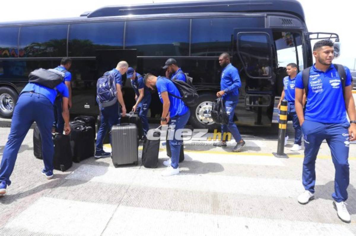 EN FOTOS: Selección de Honduras viajó hacia Trinidad y Tobago para debutar en la Liga de Naciones