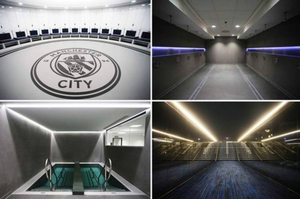 El nuevo, lujoso y espectacular camerino del Etihad Stadium del Manchester City