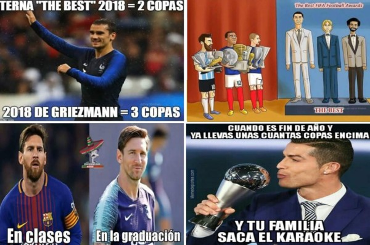 Así lucen los memes previo a la entrega del premio The Best