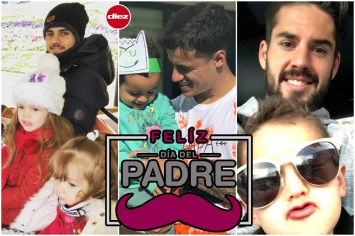 Imperdible: ¡Así están celebrando el Día del Padre los cracks del fútbol!