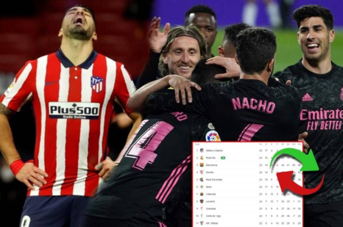 Tiembla el Atlético: así se puso la tabla de posiciones en la Liga Española tras el triunfo del Real Madrid