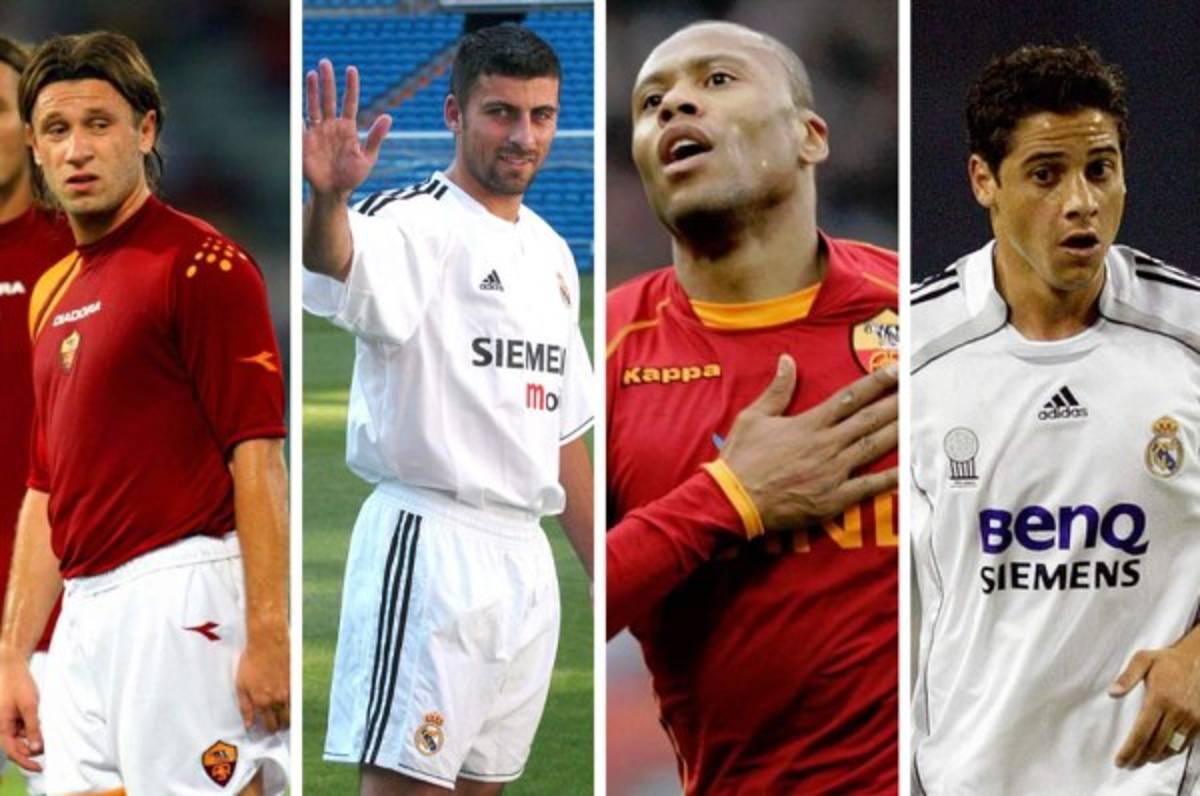 De galácticos a romanos: Los futbolistas que jugaron en Real Madrid y Roma