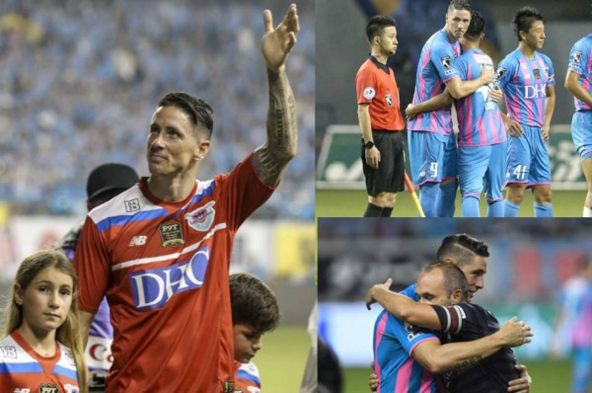 Así fue el adiós de Fernando Torres: Junto a dos grandes amigos y con paliza en Japón