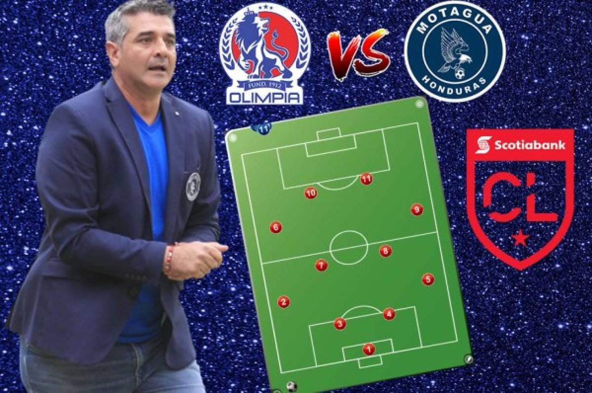 El 11 confirmado de Motagua ante Olimpia: ataque con dinamita pura y una defensa con dos novatos