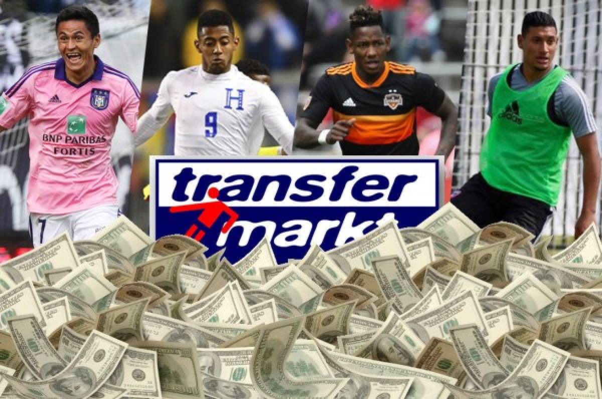 TOP: Los 15 jugadores hondureños más caros en la actualidad, según Transfermarkt