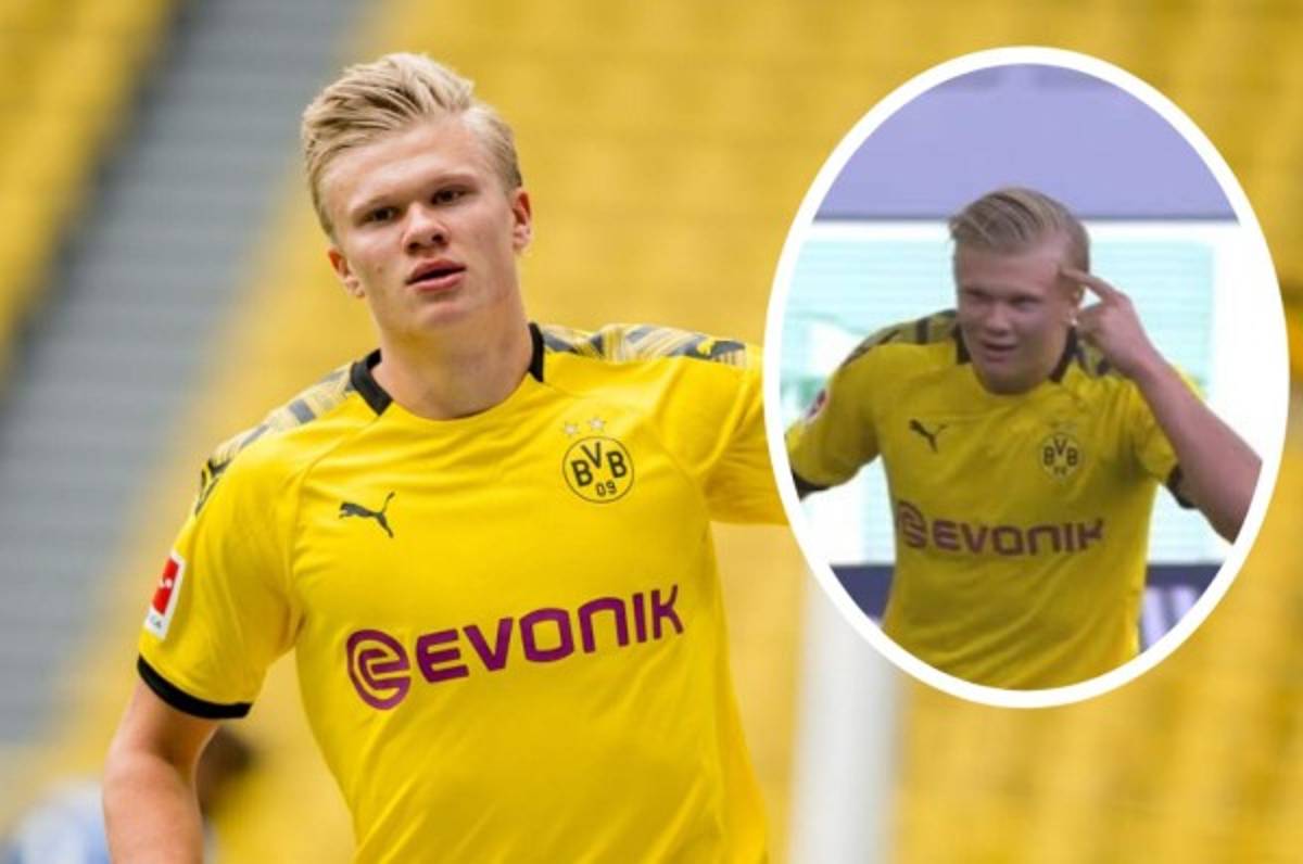 A los CR7: El golazo de cabeza de Haaland que le dio la victoria al Dortmund en el último minuto