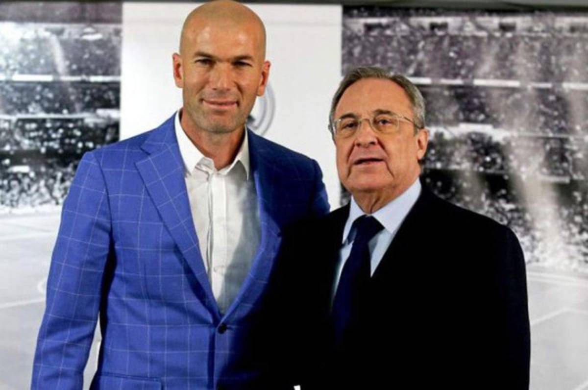 Florentino Pérez asegura que renovará a Zidane con el Real Madrid