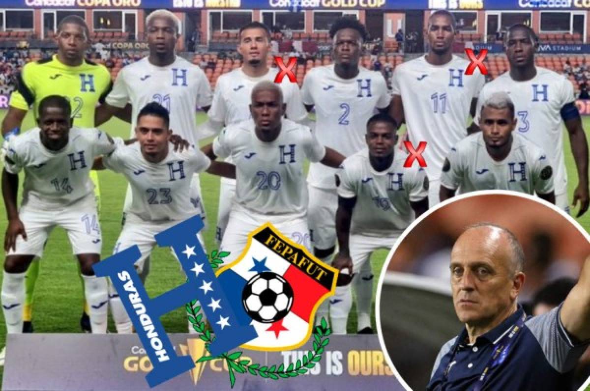 Con tres cambios y sin Bengtson: El 11 que presentará Honduras en Houston ante Panamá por la Copa Oro