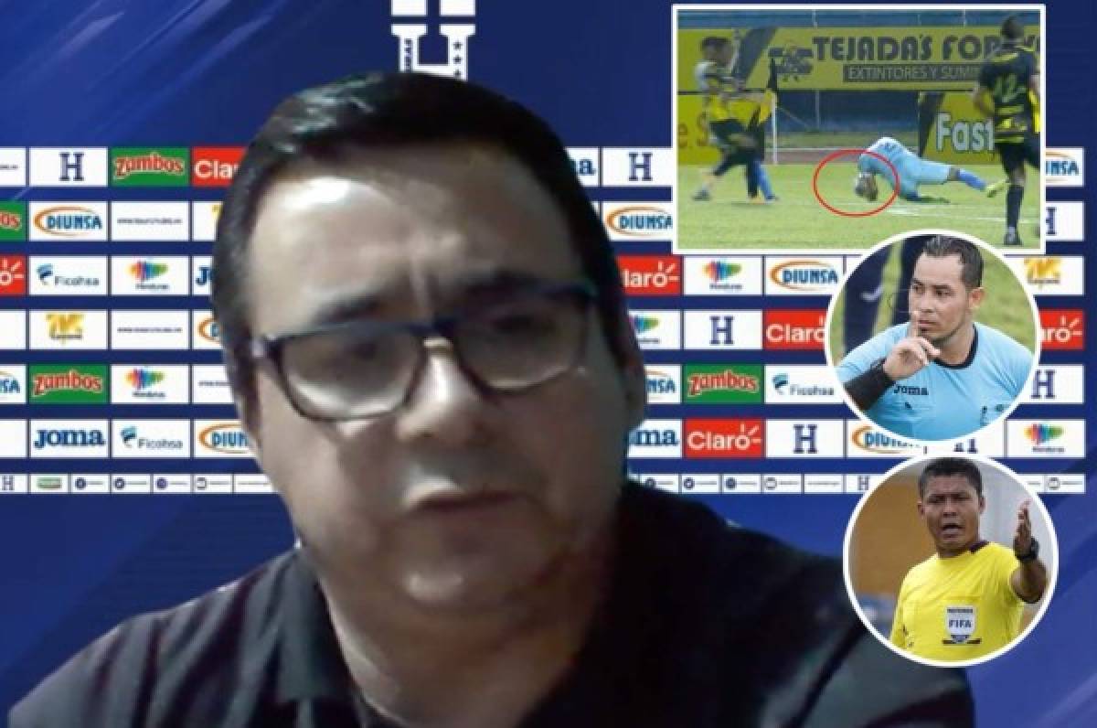 Comisión de Arbitraje: No hubo penal de Juan Pablo Montes ni 'errores graves' en el Olimpia Honduras