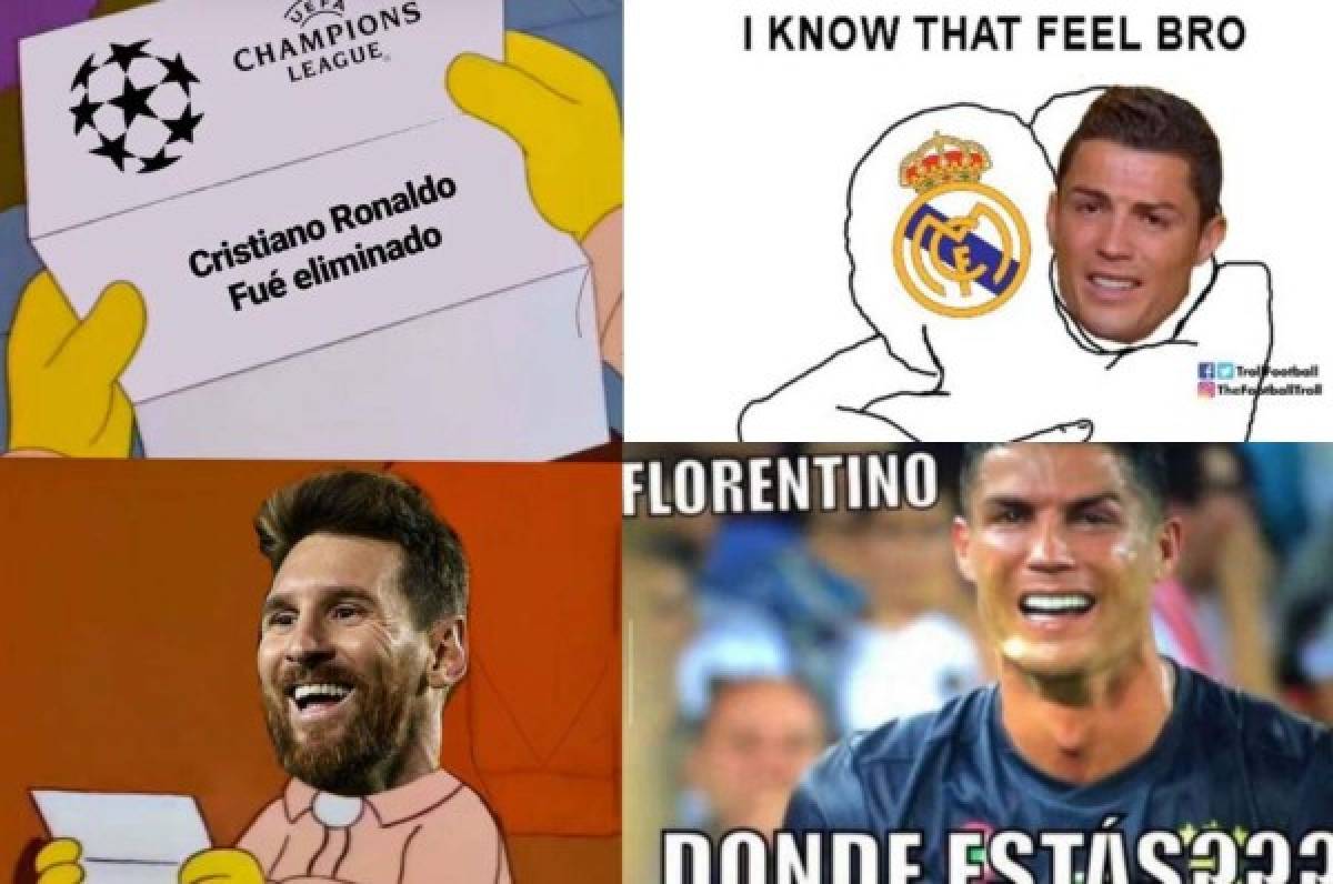 Los otros memes que no has visto y que 'trituran' a Cristiano Ronaldo por la eliminación en Champions