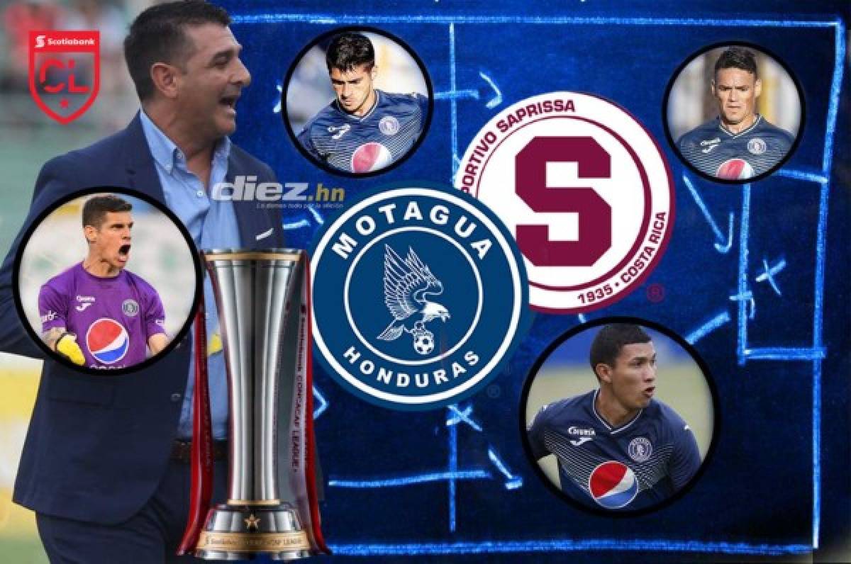 ¡Por el título! El 11 que usaría Motagua ante Saprissa en la final de Liga Concacaf