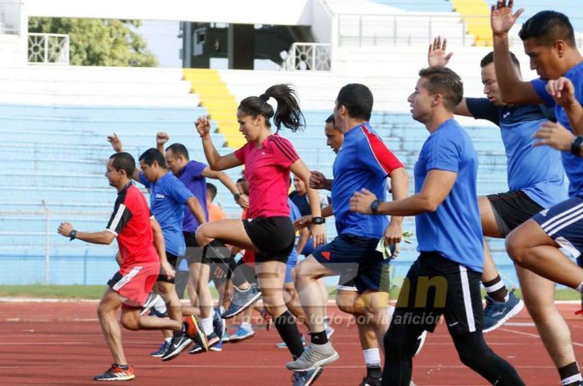 Árbitros realizan pruebas físicas previo al inicio del torneo Clausura de Liga Nacional