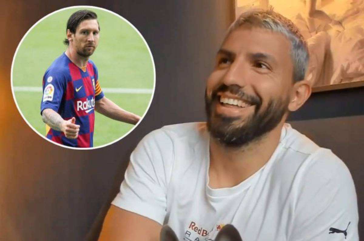 El mensaje de Messi que se hizo viral mientras Agüero transmitía en vivo: ''Leo, salchichón''