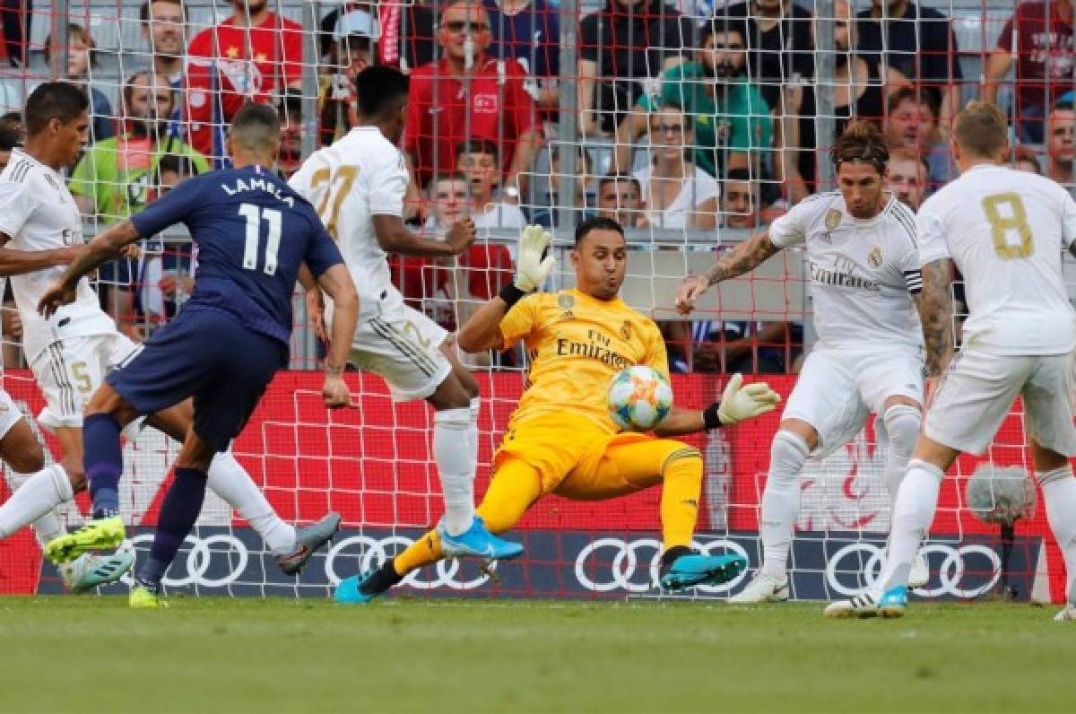 Fotos: Brutalidad de Keylor Navas en el Real Madrid-Tottenham disputado en Múnich