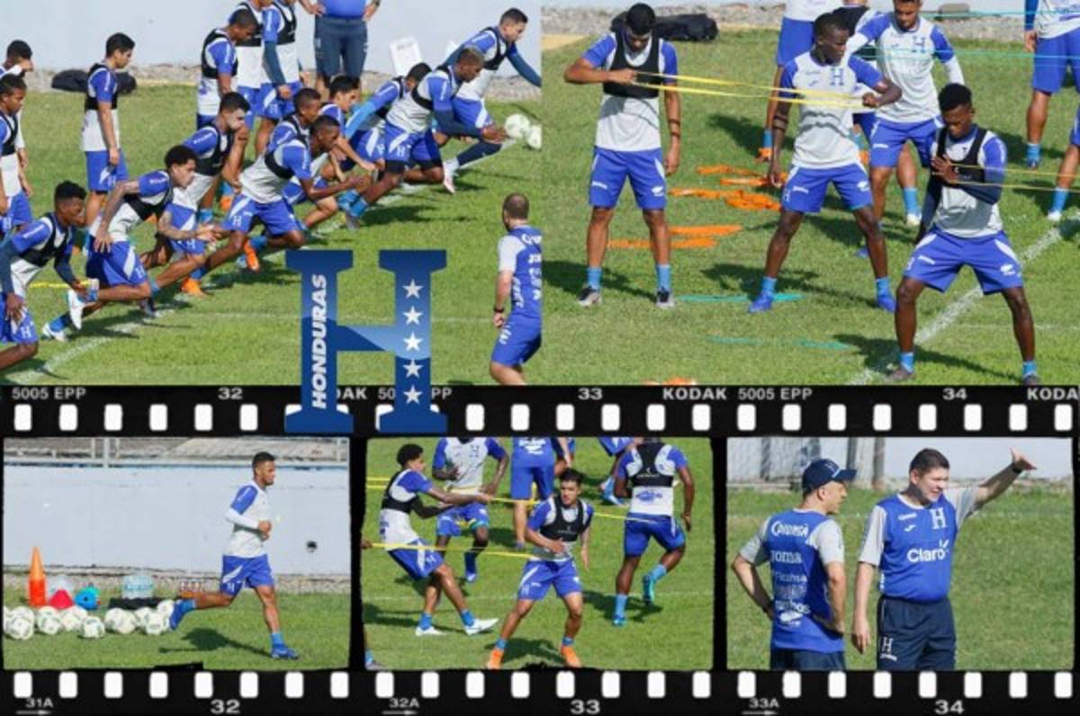 Así fue el entrenamiento de la Selección de Honduras pensando en Paraguay y Brasil