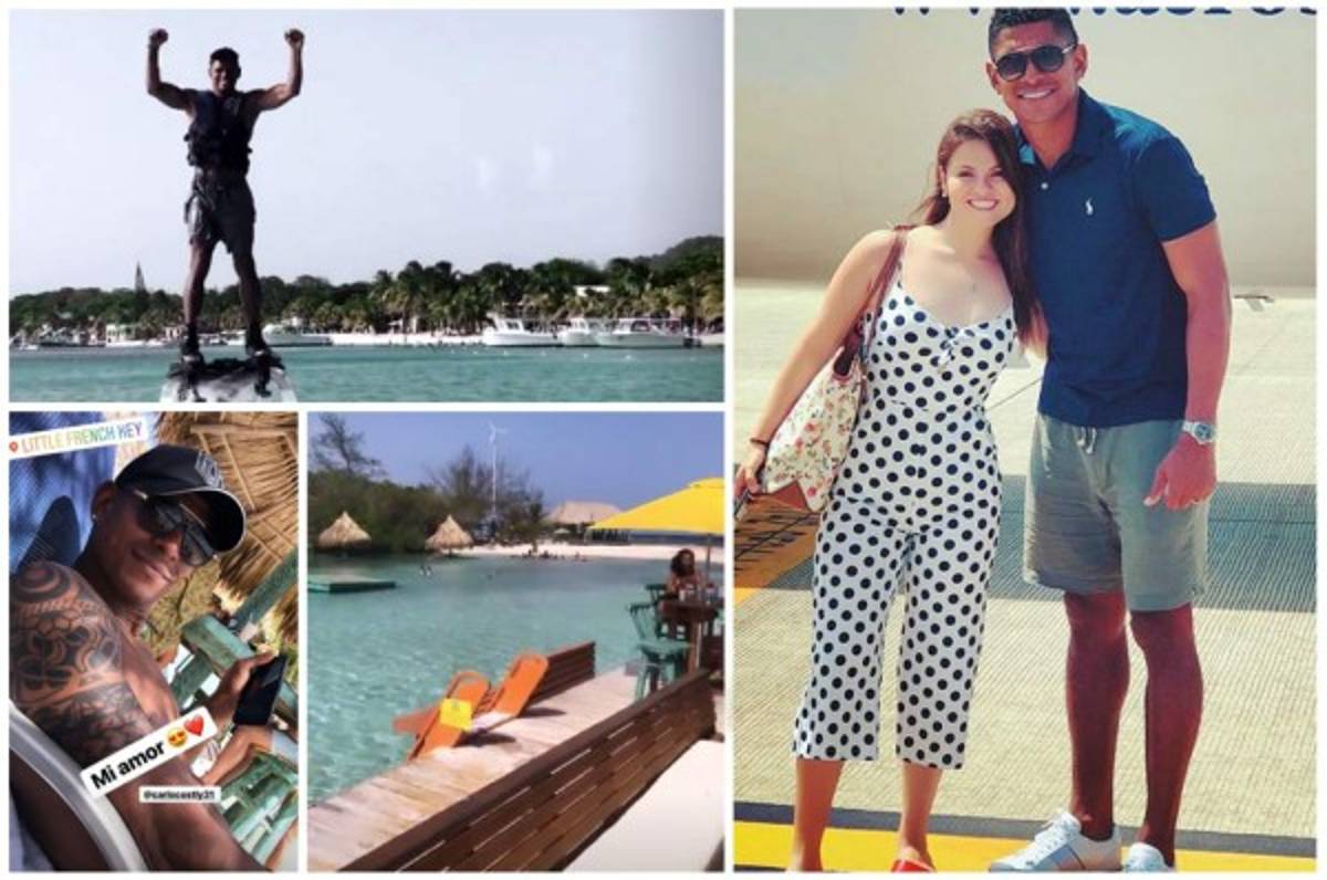 ¡Sol, arena y amor! Las primeras imágenes de la luna de miel de Carlo Costly y Tita Torres