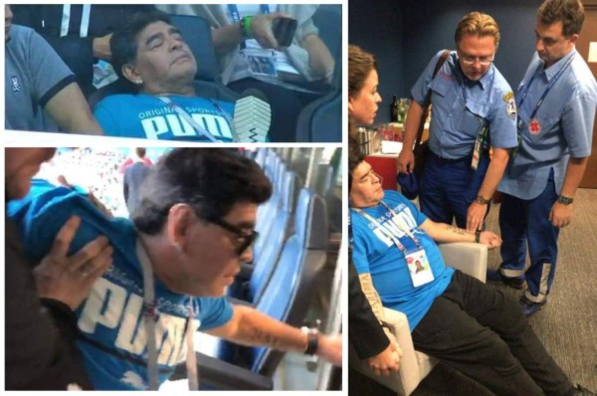 'No aguantó, dio lo que pudo', Viralizan audios de falsa muerte de Maradona
