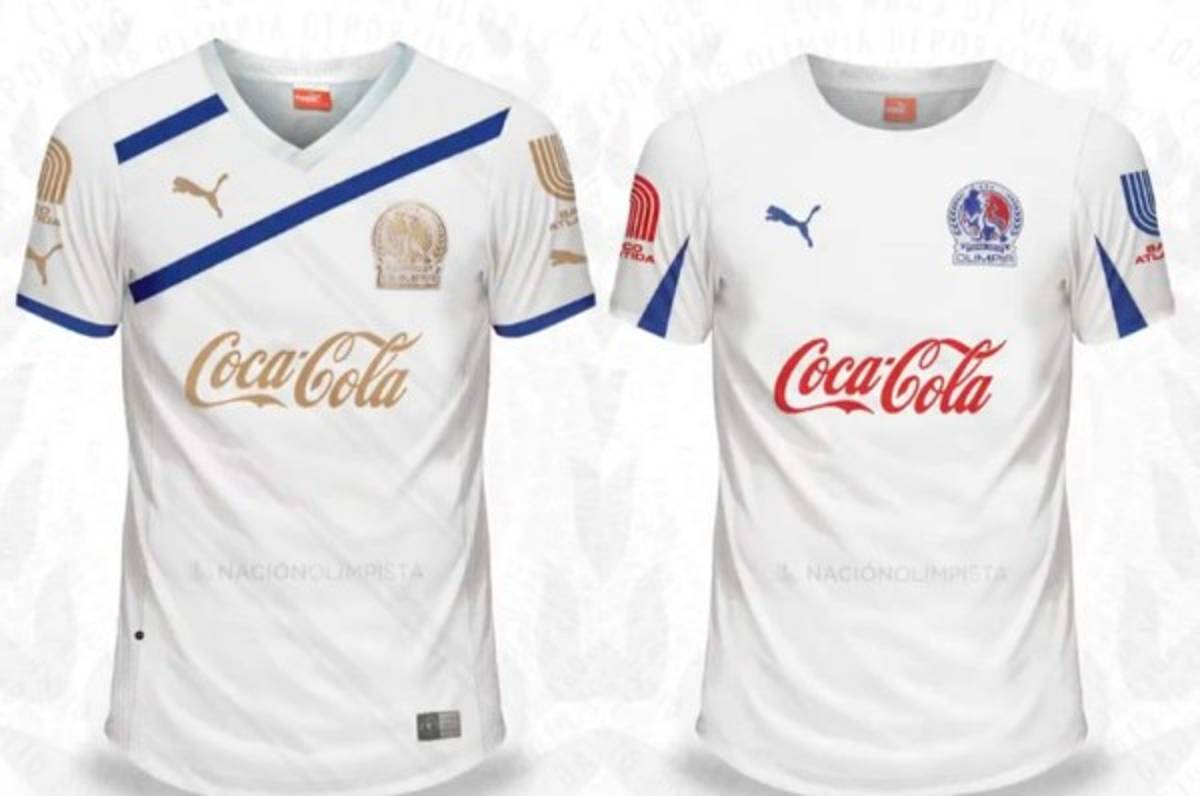 Con una de béisbol: Las camisas de local que ha usado Olimpia en sus 108 años de existencia