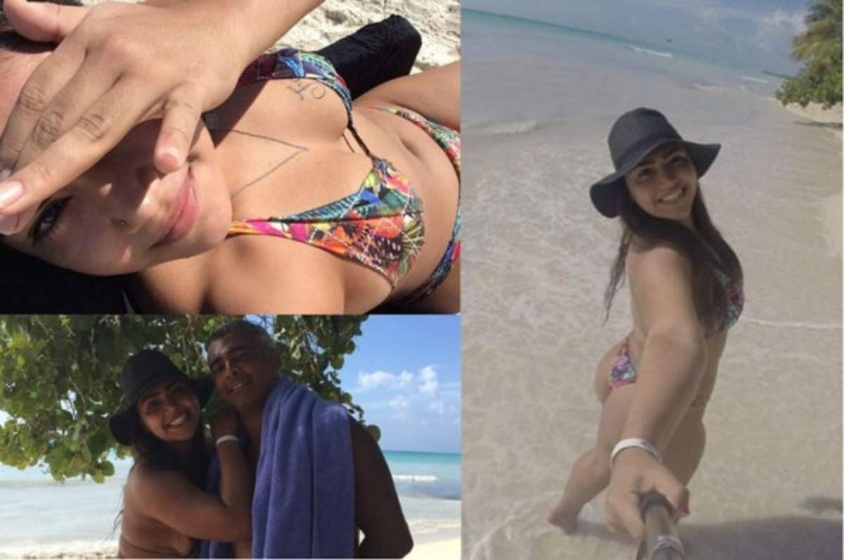 Así es Mónica Faria, la sensual hija de Romario que fue víctima de los hackers otra vez