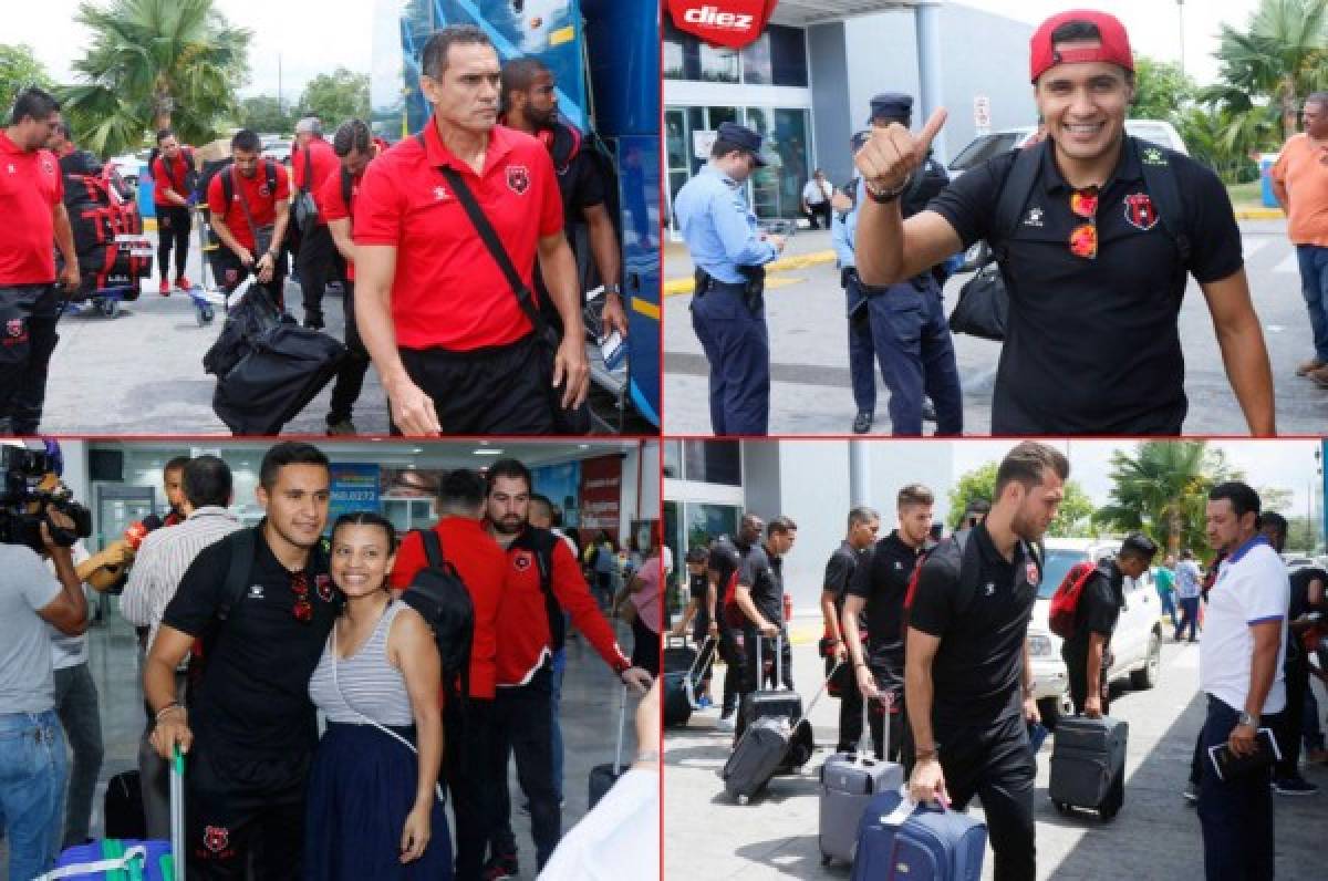 Alajuelense arriba a San Pedro Sula para enfrentar al Olimpia y Motagua