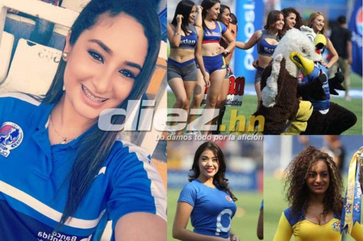 ¡Qué lindas! El lado más sexy del clásico Motagua-Olimpia en el estadio Nacional