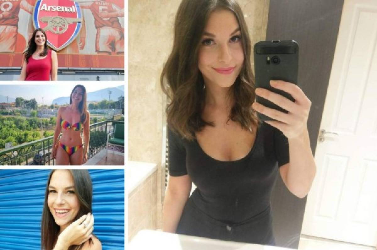 La sexy presentadora del Arsenal TV que recibe propuestas de matrimonio a diario