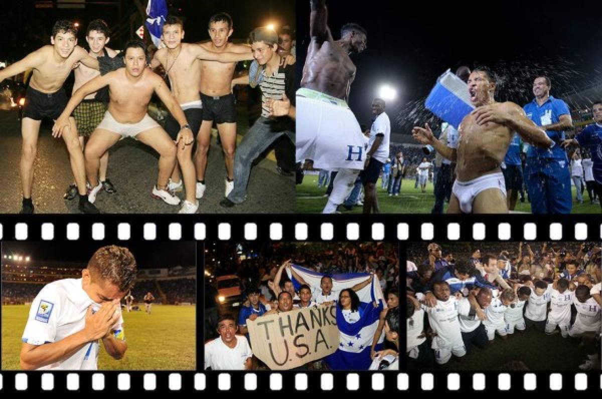 ¡Hace 11 años! Fotos inéditas de la desenfrenada celebración en Honduras tras clasificar al Mundial 2010