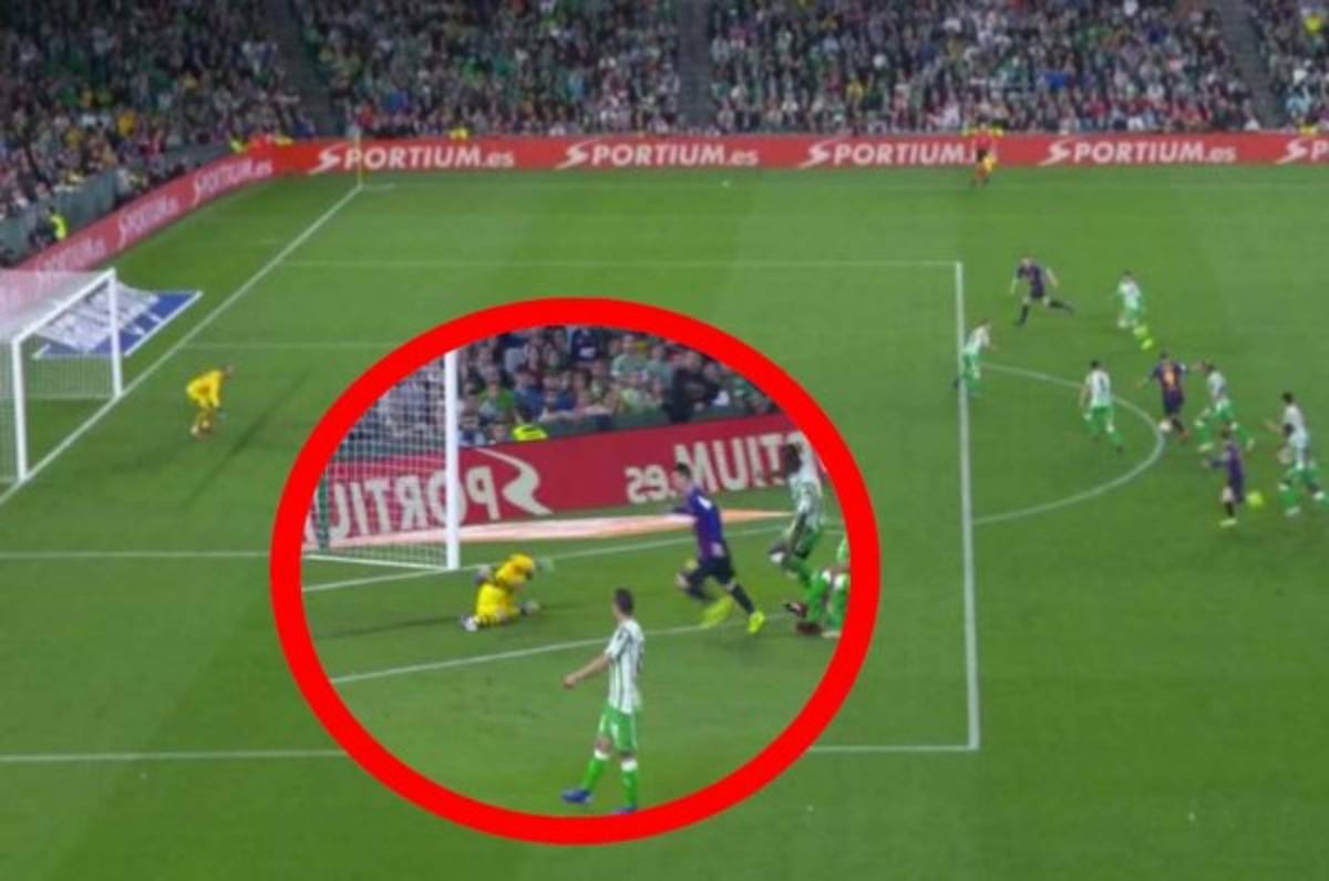 Taconazo de Suárez y definición de Messi, el gran gol del Barcelona en el Benito Villamarín