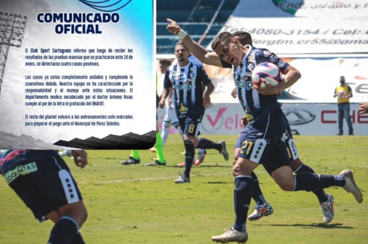 Cartaginés del hondureño Roger Rojas confirma cuatro casos positivos de Covid-19