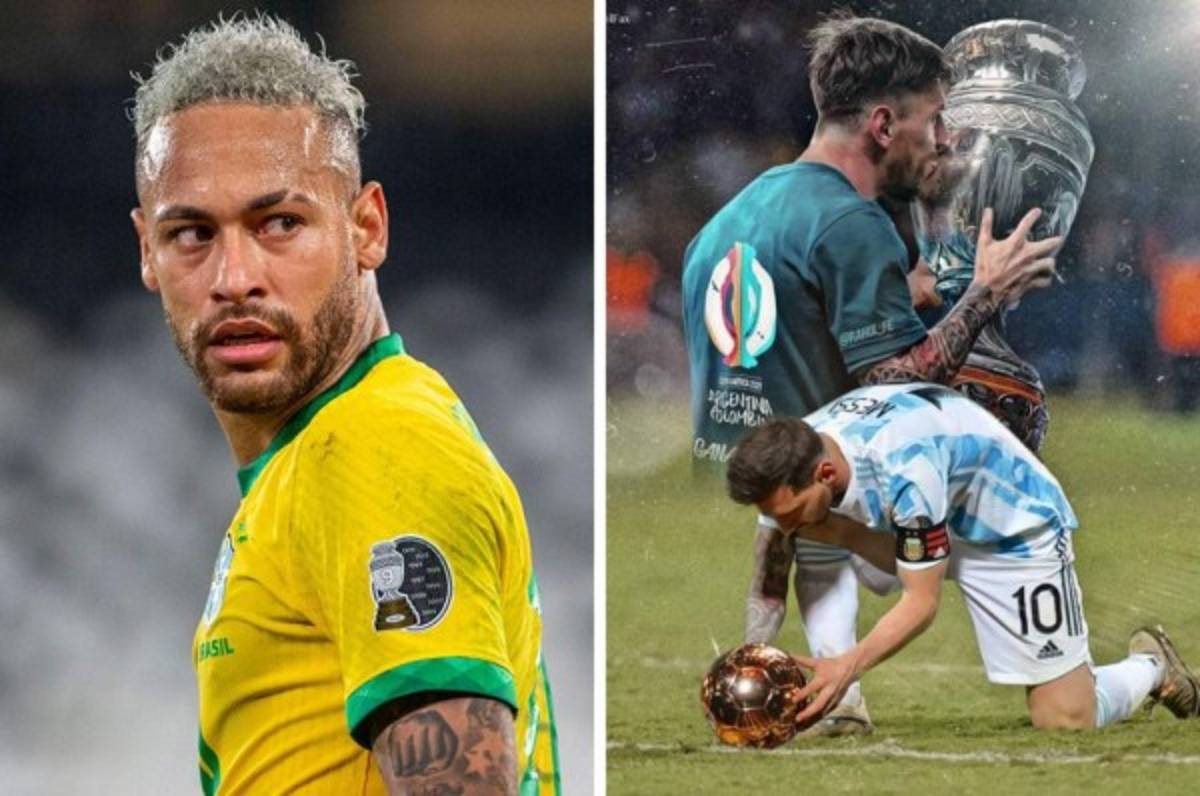 Neymar explotó contra los brasileños que quieren que Argentina y Messi sean campeones de la Copa América