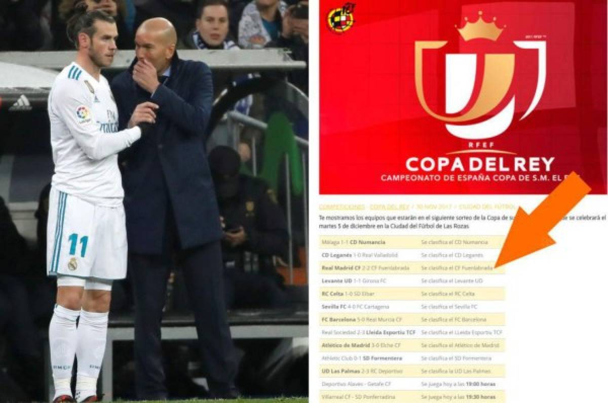 La Federación de España 'elimina' al Real Madrid de la Copa del Rey por error