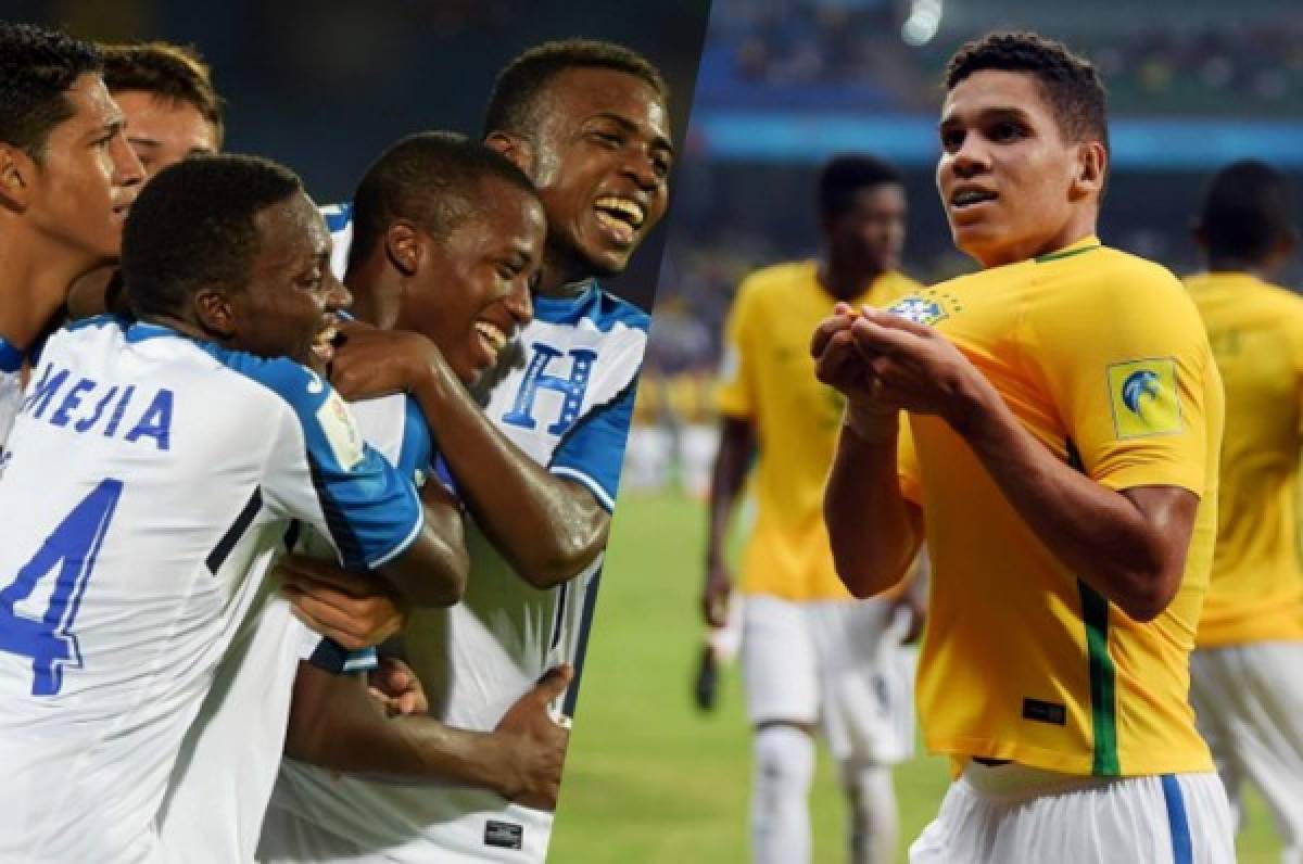 Sub-17 de Honduras por una hazaña ante Brasil en el Mundial de la India