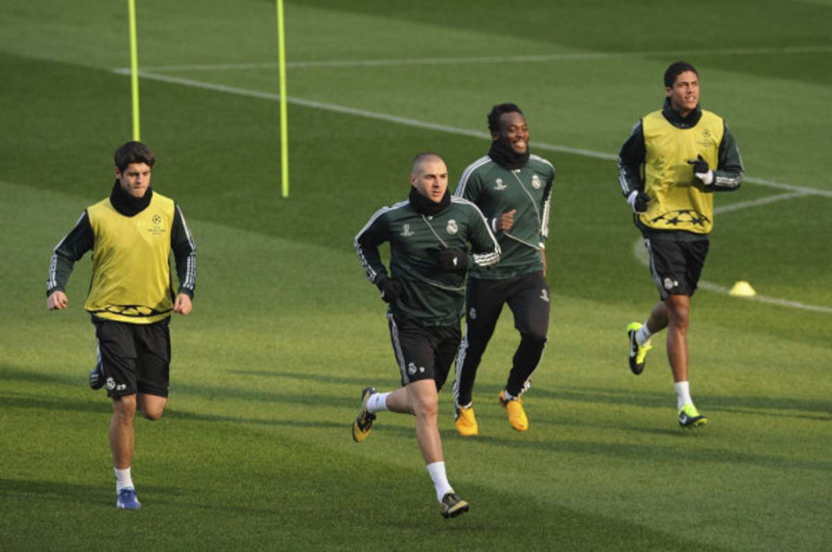 El Real Madrid se entrenó en el estadio del Manchester City
