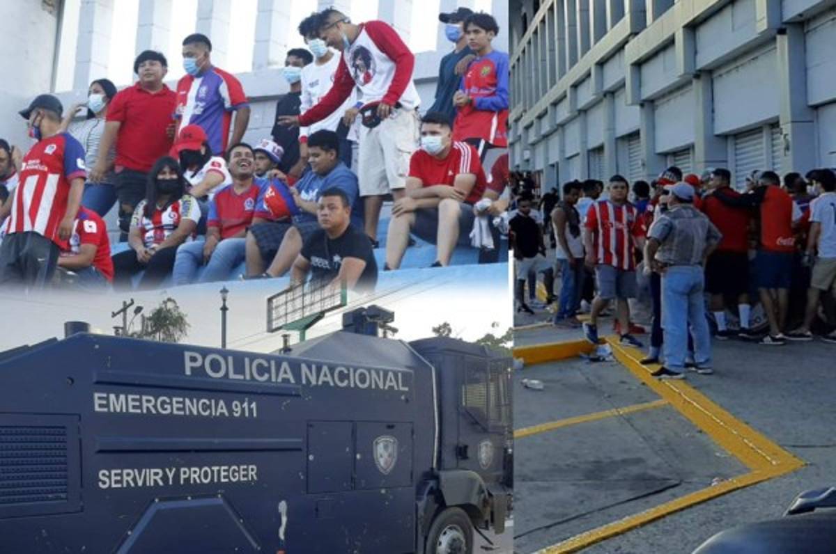 Aficionados de Olimpia se vuelcan al Morazán y apoyan a su club tras expulsión en la Liga Concacaf