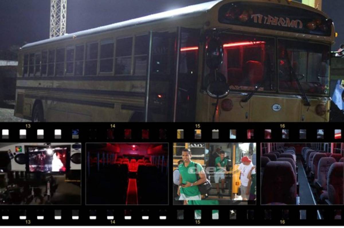 Las apariencias engañan: Los lujos del autobús que traslada al Real de Minas