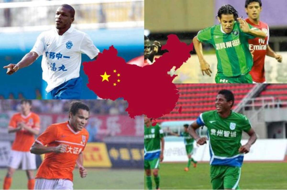 Los jugadores hondureños que han militado en fútbol de China