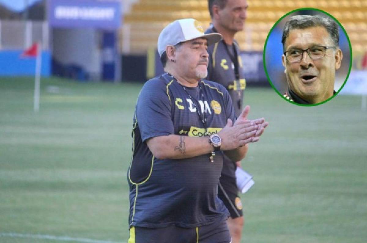 'Tata le vendría bien a la selección mexicana”, dice Diego Maradona