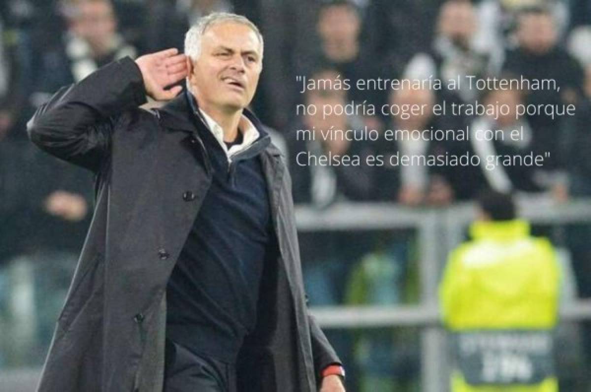 Las mejores frases y contradicciones de José Mourinho: 'Jamás entrenaría al Tottenham'