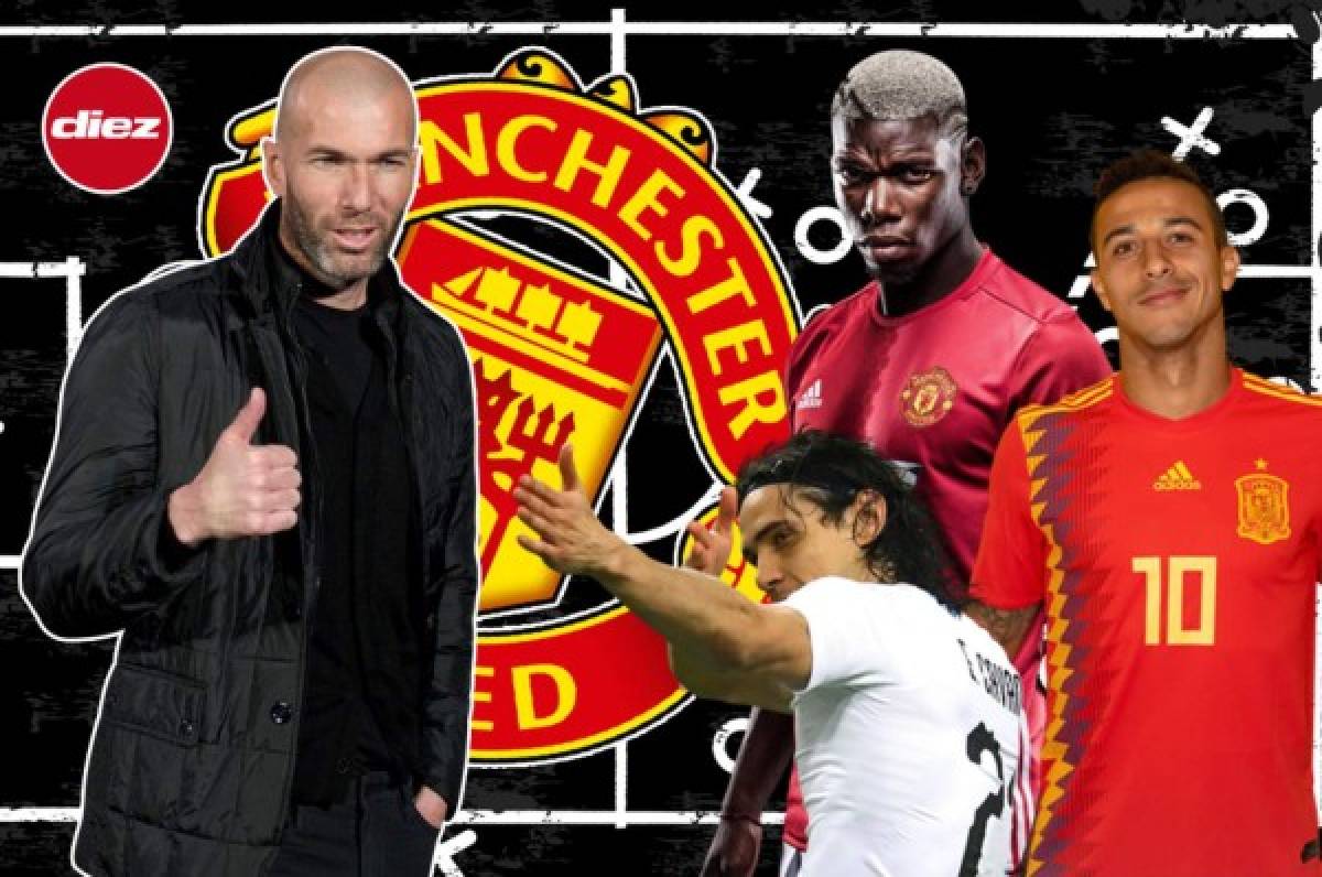 ¡Dos figuras del Madrid! El 11 que tendría Zidane en el Manchester United