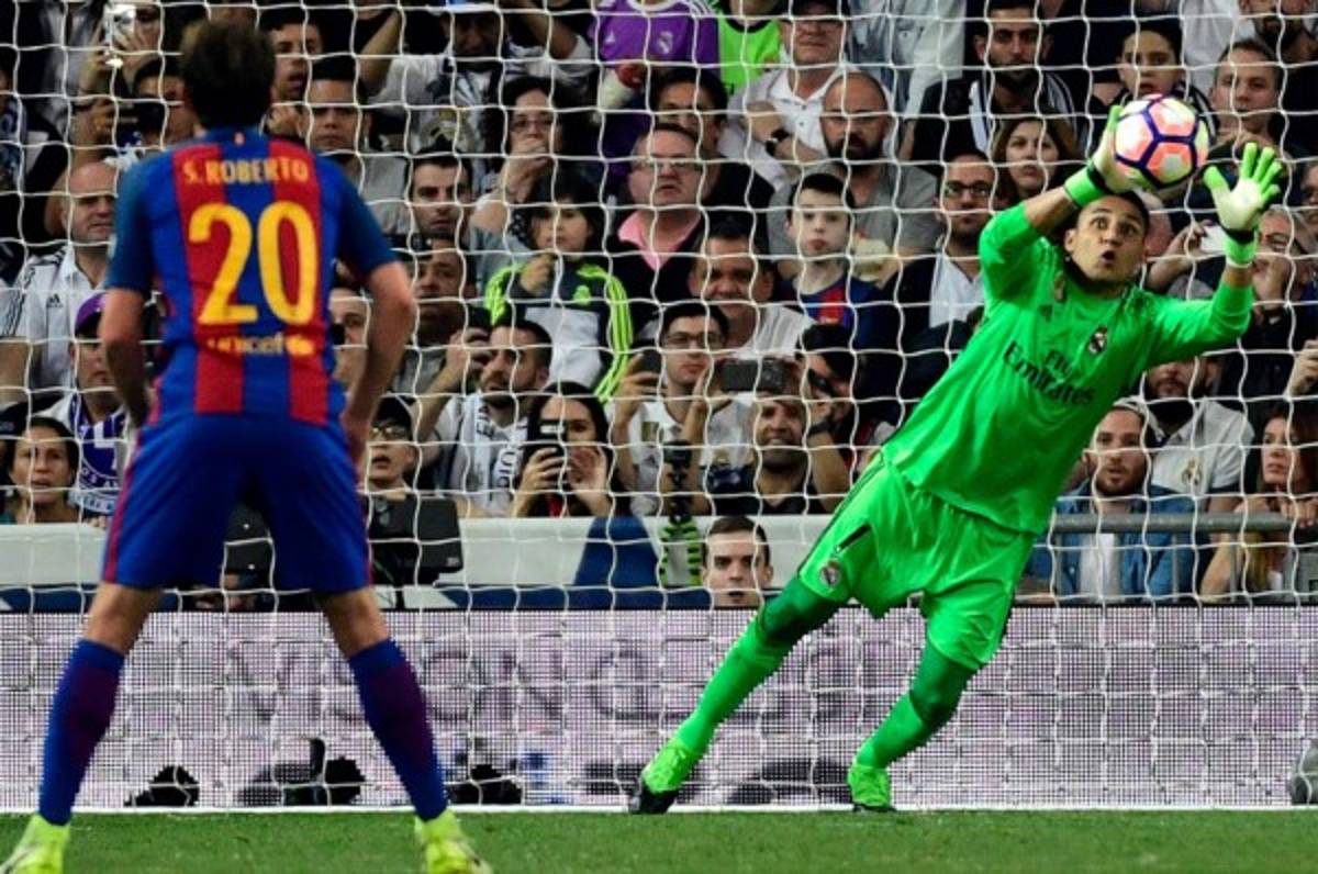¡Tapadones! Así se lució Keylor Navas en el Clásico ante Barcelona