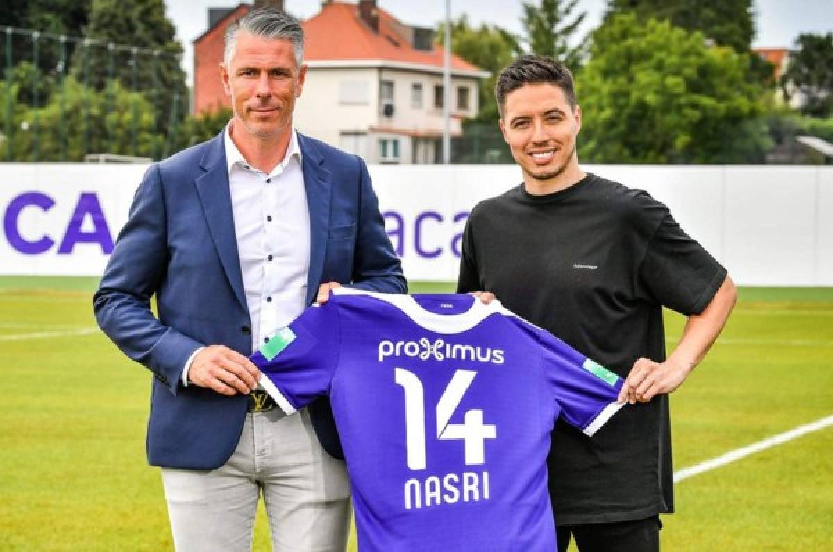 Oficial: Samir Nasri será compañero de Andy Najar en el Anderlecht