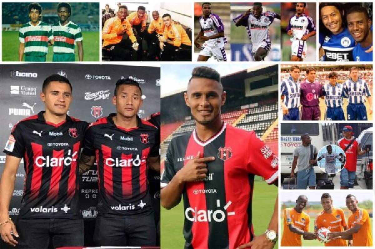 Estos son los hondureños que han compartido club en el extranjero