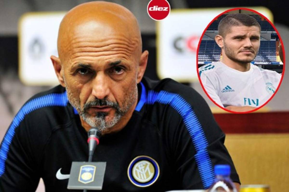 Spaletti: ''¿Icardi al Madrid? Yo le veo totalmente enamorado del Inter''
