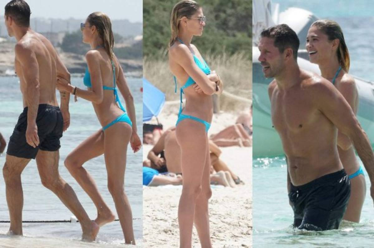 La esposa de Diego Simeone luce su cuerpazo en sus vacaciones en Formentera