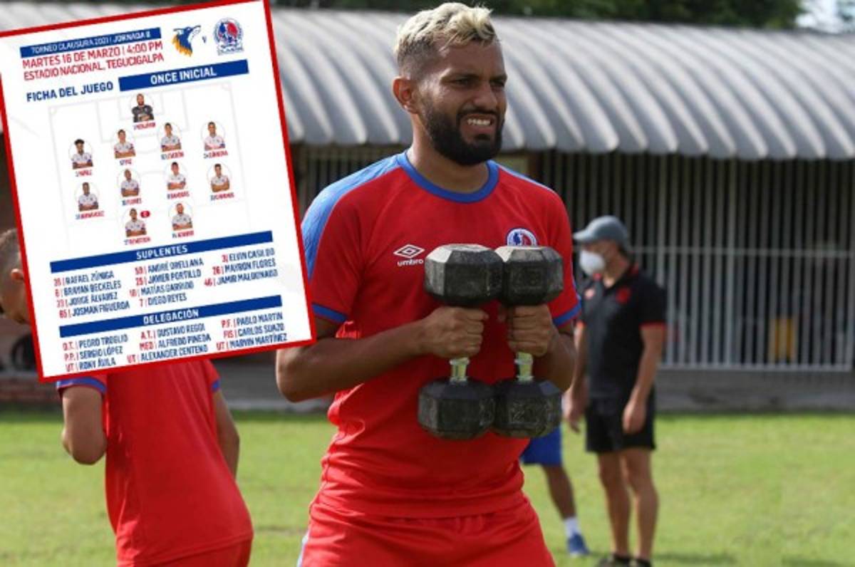 Jorge Álvarez ya reaparece en la banca del Olimpia tras superar la lesión de rodilla que sufrió el torneo pasado