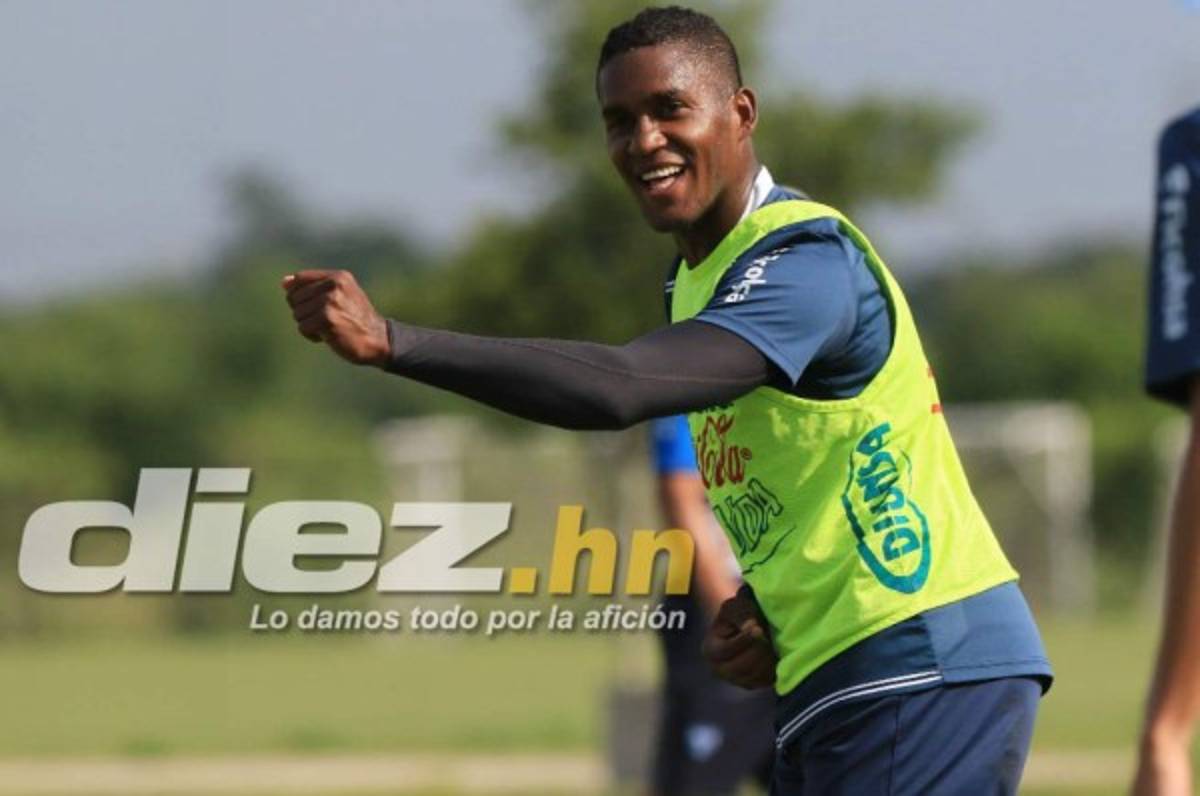 ¡Quioto y Discua de porteros! Las fotos del entreno de Honduras en Houston