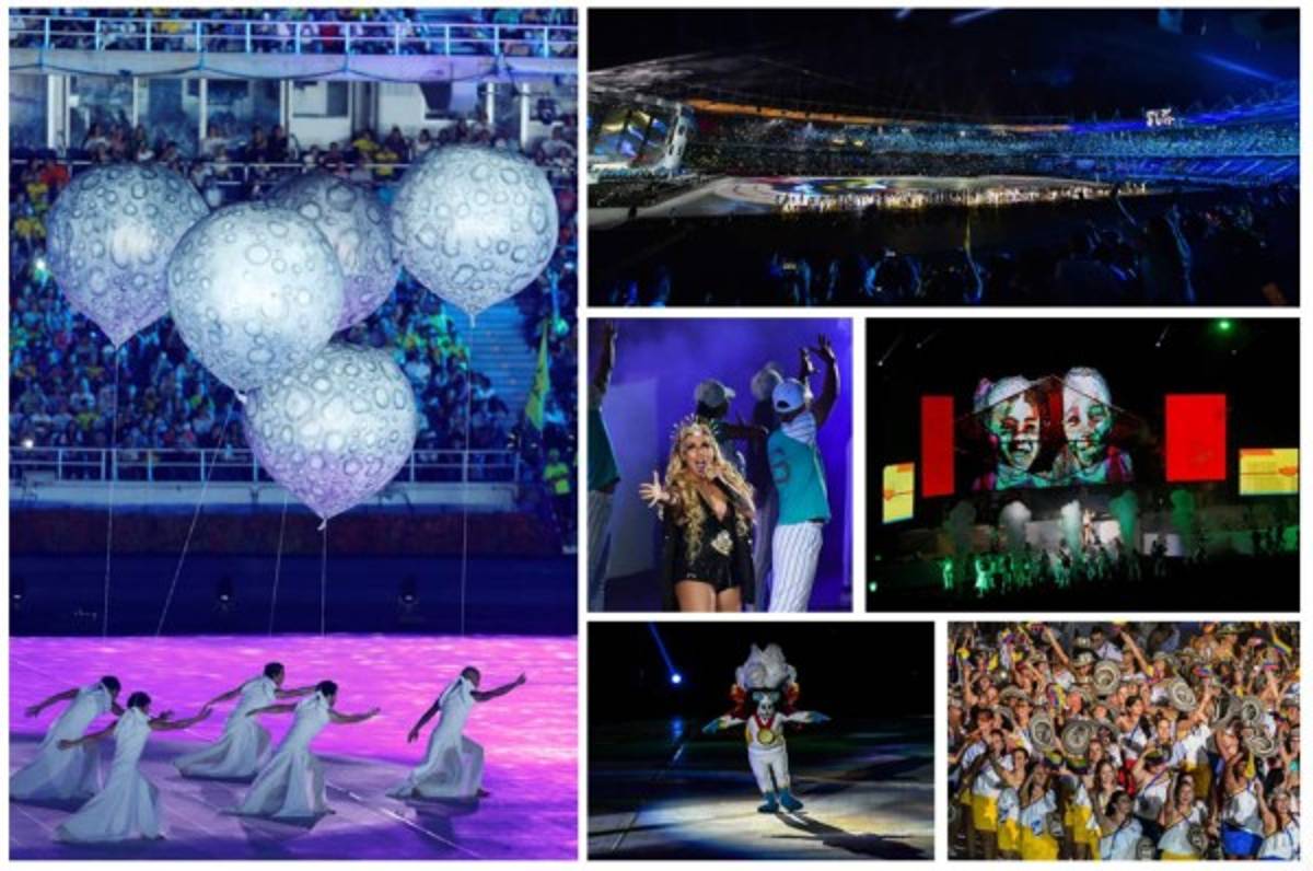 Shakira se roba las miradas en la inauguración de los Juegos de Barranquilla