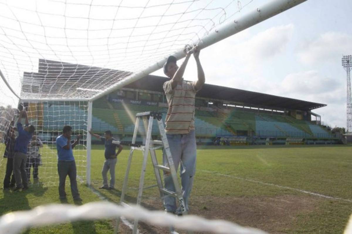 El estadio Excélsior de Puerto Cortés tiene nuevos camerinos